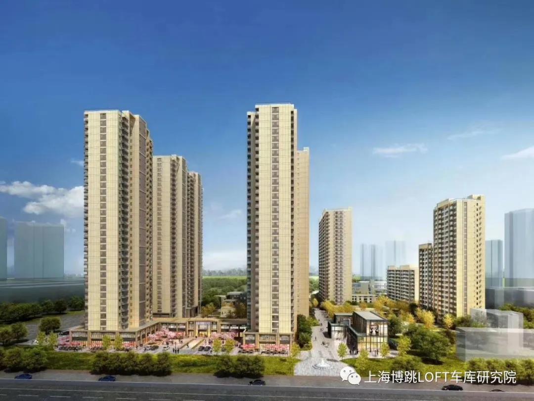 仙桃采用了LOFT车库武汉当代集团春风十里项目现已结构封顶！